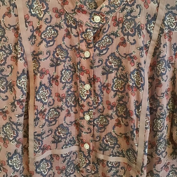 Paisley pink top - Picture 3 of 7